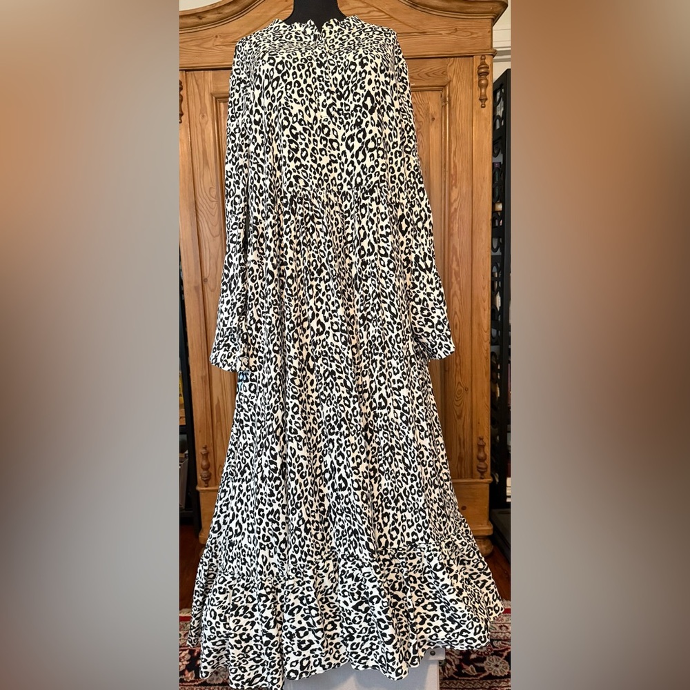 MARE MARE ANTHROPOLOGIE LYNDA TIERED MAXI DRESS 3x - Picture 8 of 8